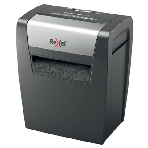 Distruggidocumenti uso moderato Rexel Momentum X308 - P-3 - 15 L - taglio a frammenti 5x42 mm - 2104570EU